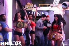Fight 9 - Ring Girls with Felipe Carlos' Belts